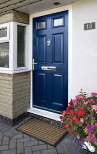 4 panel 2 square composite door